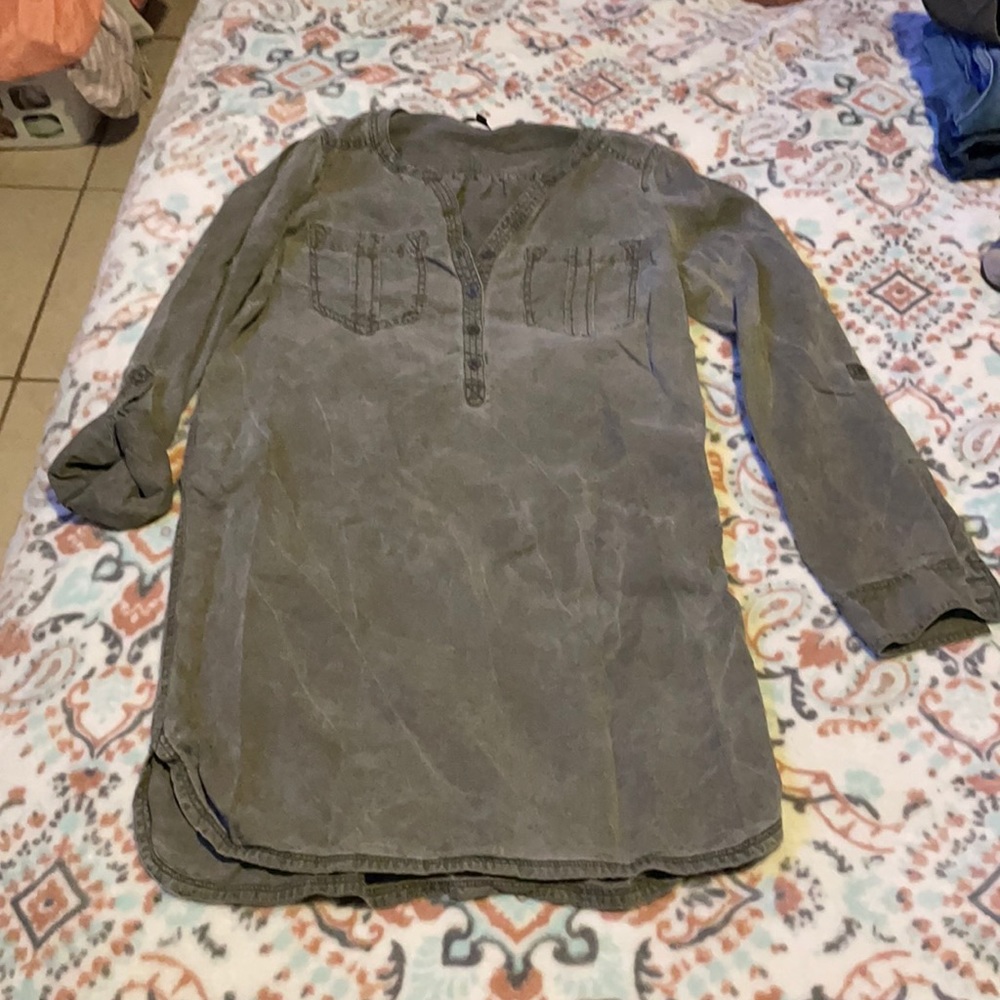Express dress, size small, olive green, gently used but good quality
